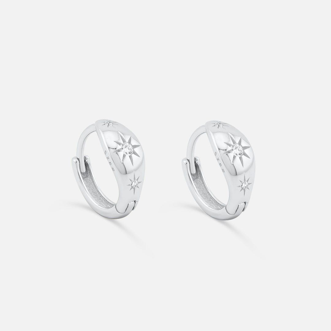 Stardust Hoops 925 Sølv Helix 8 mm - BY CARA
