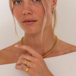 Stardust Ring 18K Guldbelagt - BY CARA