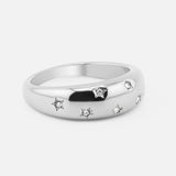 Stardust Ring Sølvfarvet
