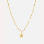 Starfish Pearl Halskæde 18K Guldbelagt - BY CARA