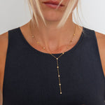 Stellar Y Halskæde 18K Guldbelagt - BY CARA