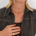 Sweet Pearl Halskæde 18K Guldbelagt - BY CARA