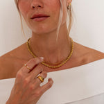 Teardrop Ring 18K Guldbelagt - BY CARA
