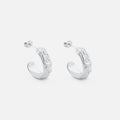 Terra Lava Hoops Sølvfarvet 20 mm
