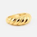 Twist Ring 18K Guldbelagt