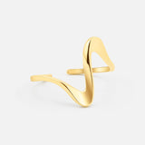 Wave Ring 18K Guldbelagt